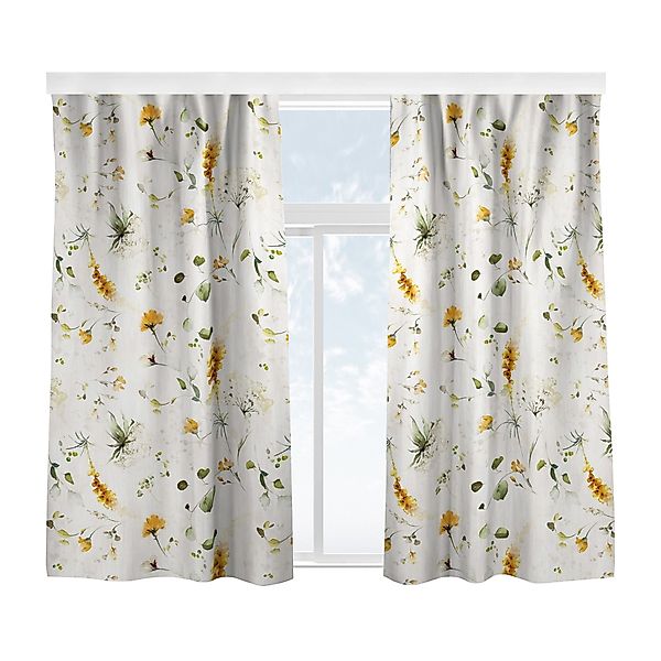 Bilderdepot24 Vorhang Gardine Modern Natur Wildblumen günstig online kaufen
