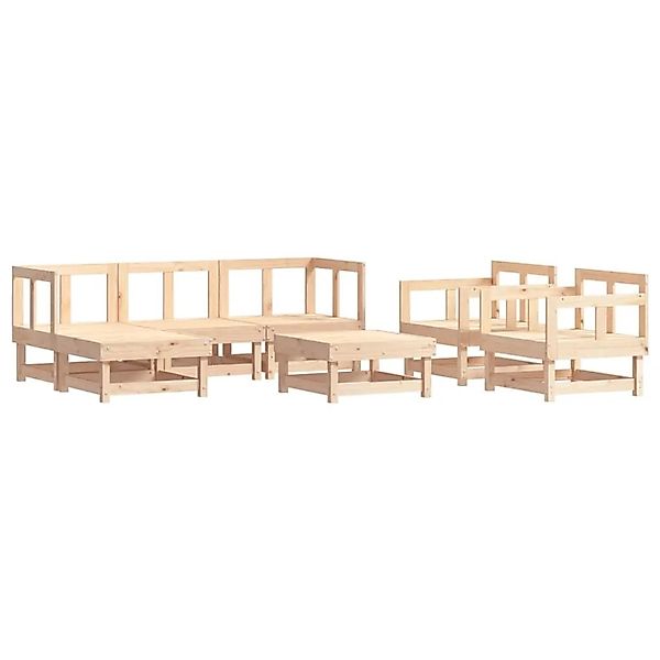 vidaXL 7-Tlg Garten-Lounge-Set Massivholz Kiefer 3186214 günstig online kaufen