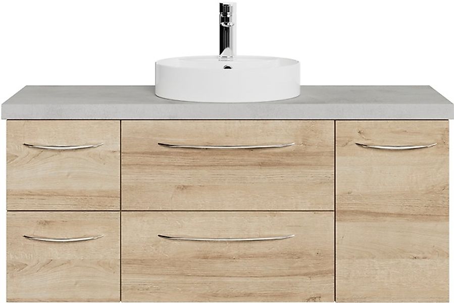 Saphir Waschtisch »Serie 4035 Keramik-Aufsatzbecken mit Unterschrank, 118 c günstig online kaufen