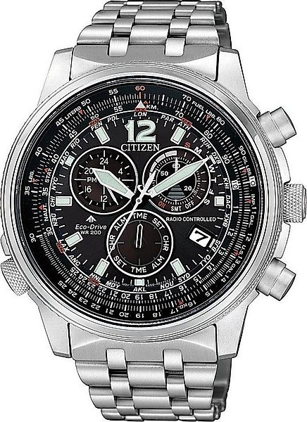 Citizen Funkchronograph CB5860-86E, Armbanduhr, Herrenuhr, Solar, Stoppfunk günstig online kaufen