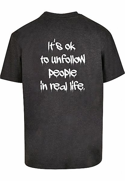 Merchcode T-Shirt "Merchcode Herren Unfollow Oversize Tee", (1 tlg.) günstig online kaufen