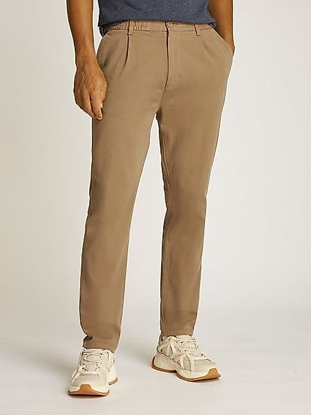Tommy Jeans Chinohose TJM CASUAL ELASTICATED PANT mit Bundfalten günstig online kaufen