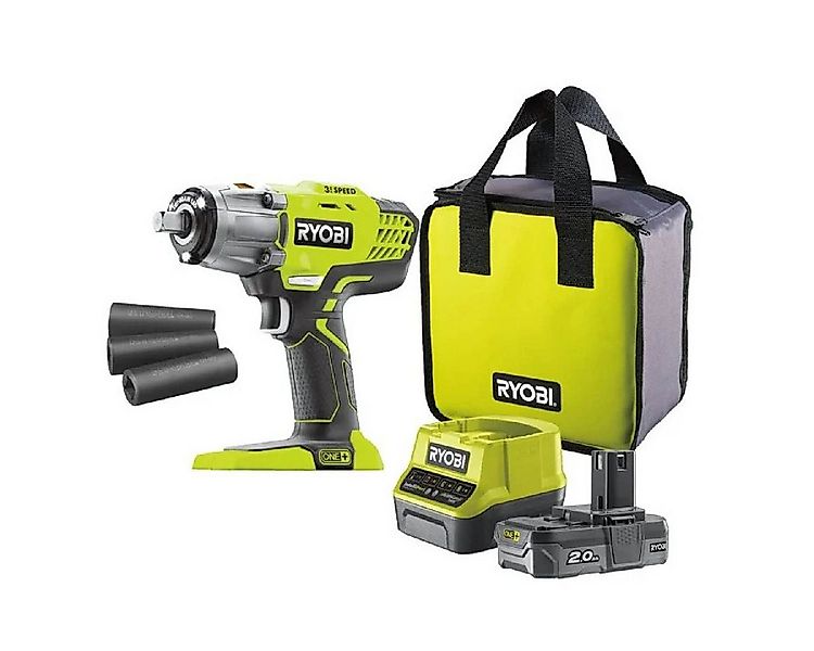 Ryobi Akku-Schlagschrauber Reifenwechsel-Set 18 V ONE+ inkl Akku & Ladegerä günstig online kaufen