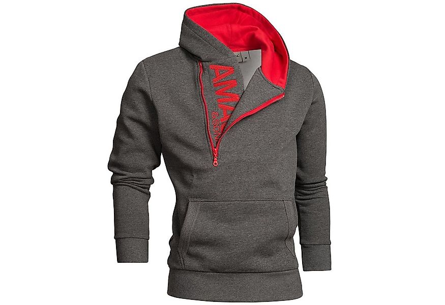 Amaci&Sons Kapuzenpullover HUNTSVILLE Kapuzenpullover Herren Zipper Pullove günstig online kaufen