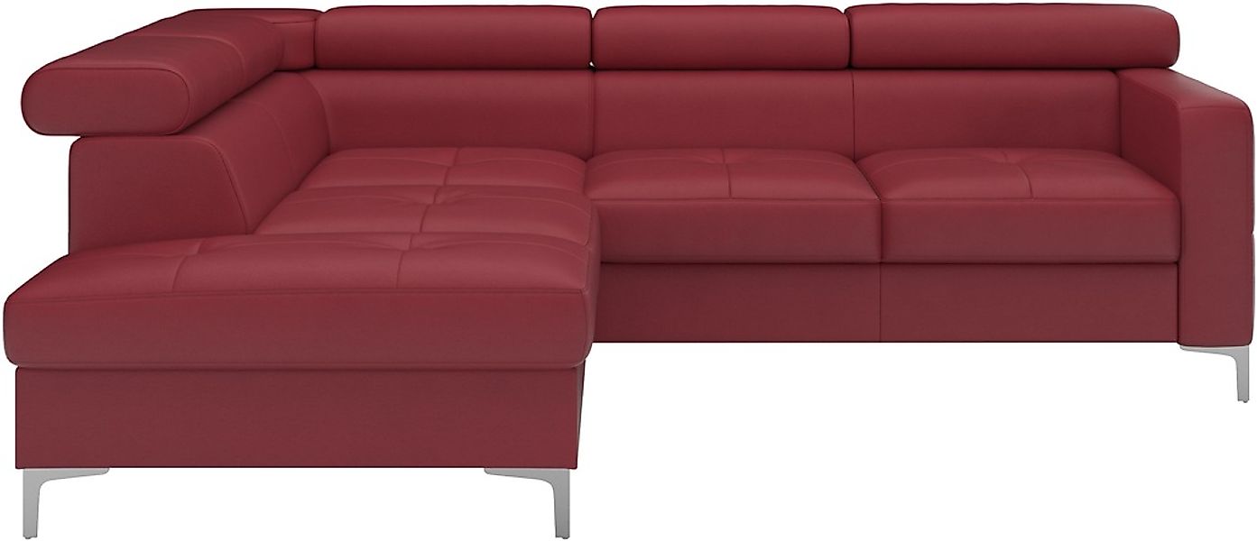 COTTA Ecksofa "Sammy L-Form", mit Kopfteilverstellung, wahlweise mit Bettfu günstig online kaufen