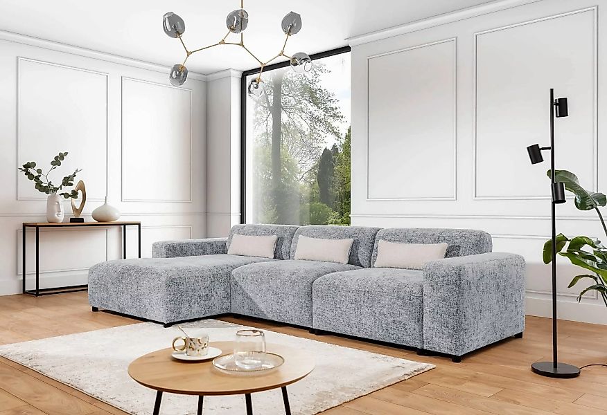 NADUVI Collection | Ecksofa Rizza Big Chenille links günstig online kaufen