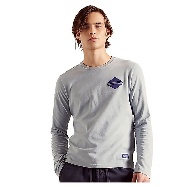Superdry Heritage Mountain Langarm-t-shirt L Grey günstig online kaufen