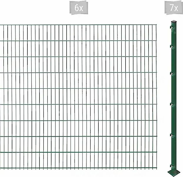 Arvotec Doppelstabmattenzaun »ESSENTIAL 183 zum Aufschrauben« Zaunhöhe 183 günstig online kaufen