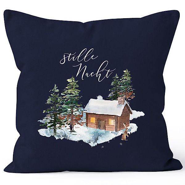 Autiga Dekokissen Weihnachts-Kissenbezug Stille Nacht Weihnachten günstig online kaufen