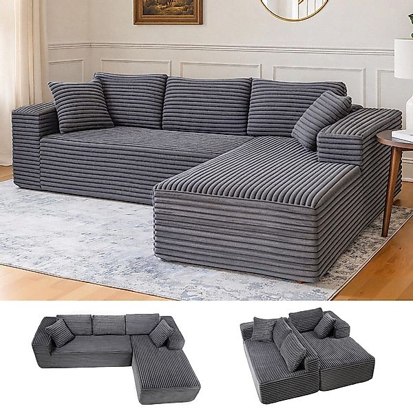 COMHOMA Sofa Big-Sofa, L-förmige Sofa, Couch günstig online kaufen