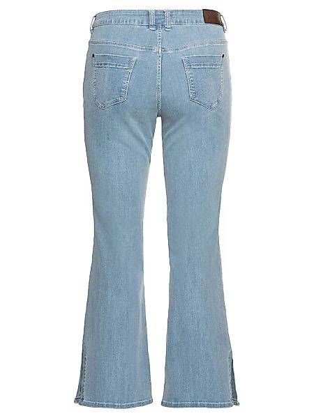 Sheego Bootcut-Jeans "Große Größen", aus elastischem Denim, mit seitlichen günstig online kaufen