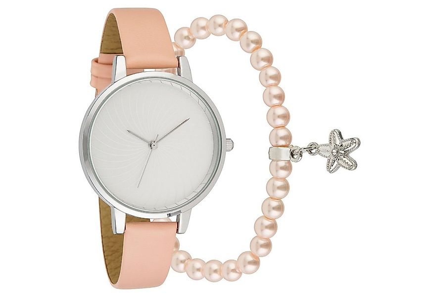 Quarzuhr Damen Armbanduhr & Schmuckarmband, mit Schmuck-Set Analog Metall Q günstig online kaufen