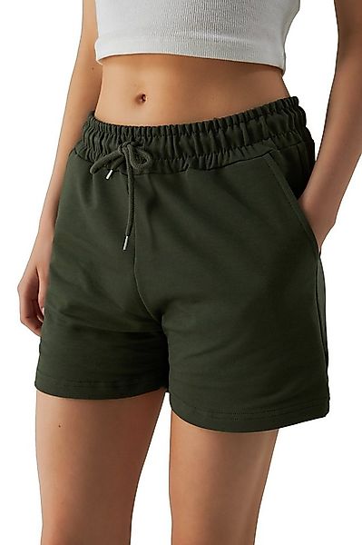 ROSS CAMP Sweatshorts Kurze Hose Damen Shorts Lycra günstig online kaufen