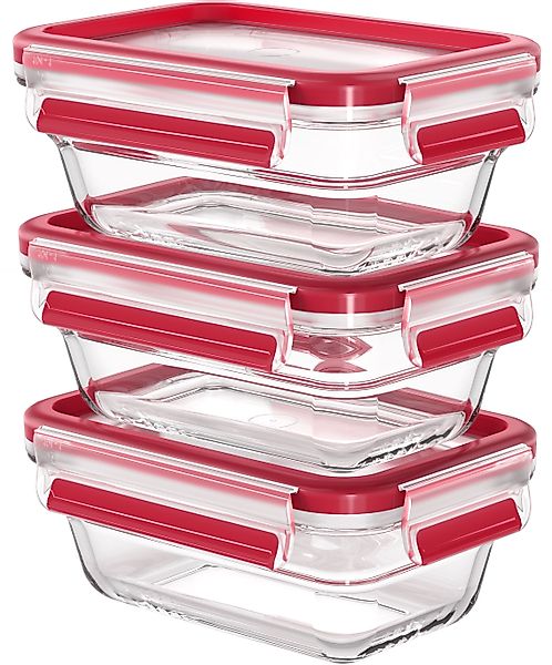 Emsa Aufbewahrungsschüssel »Clip & Close Glas« Set, 3 tlg. 0,45 Liter, rech günstig online kaufen