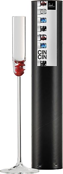 Eisch Schnapsglas »CIN CIN Made in Germany«, (1 tlg.), mit Farbglas-Einschl günstig online kaufen