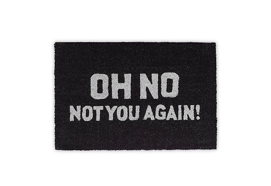 relaxdays Fußmatte Oh No, Höhe: 15 mm günstig online kaufen