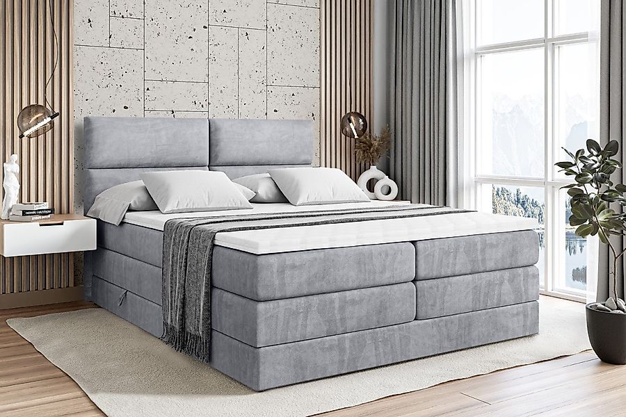 ALTDECOR Boxspringbett BOXI3 KING (Multipocket-Matratze H4, günstig online kaufen