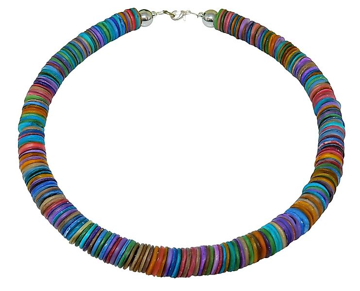 traumschmuck Collier 195a Halskette Muschelkette 12/13mmØ Mehrfarbig multic günstig online kaufen