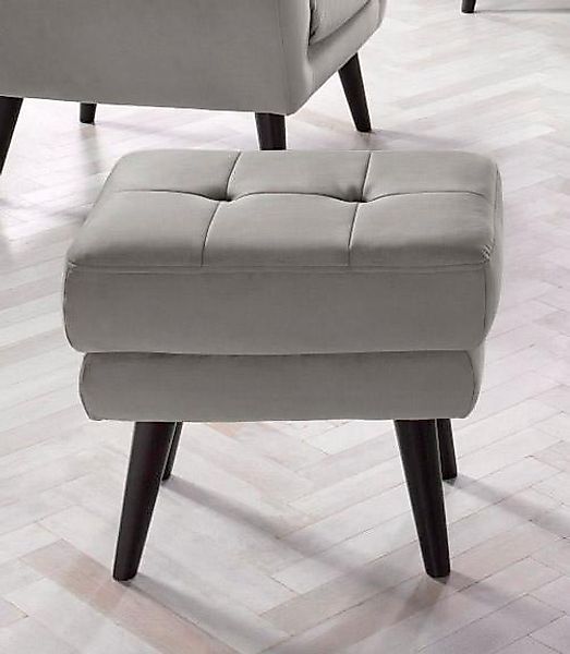 Home affaire Hocker "Hemmink" mit Knopfheftung günstig online kaufen