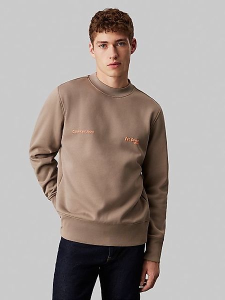 Calvin Klein Jeans Sweatshirt CALVIN KLEIN 1978 CREW NECK mit Logoprägung günstig online kaufen