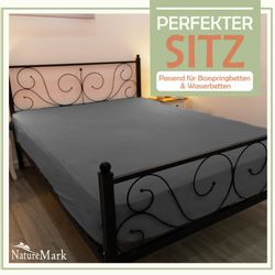 NatureMark Spannbettlaken Gebürstete Mikrofaser, Polyester, Gummizug: günstig online kaufen