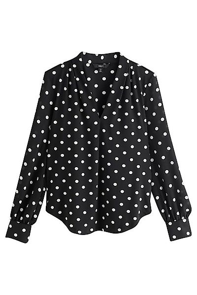 Next Langarmbluse Langärmelige Bluse mit V-Ausschnitt (1-tlg) günstig online kaufen