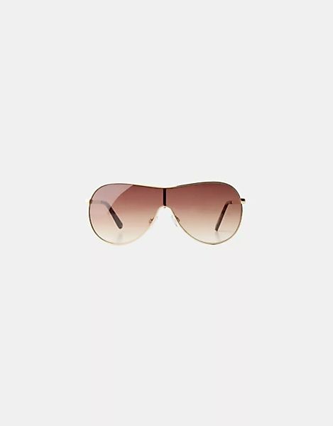 Bershka Sonnenbrille Damen Schwarz günstig online kaufen