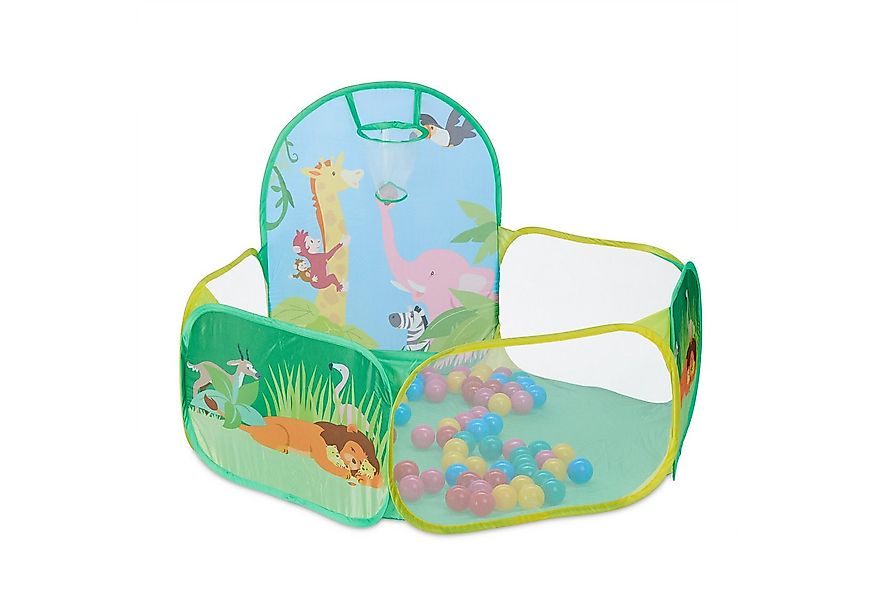 relaxdays Bällebad mit Basketballkorb günstig online kaufen