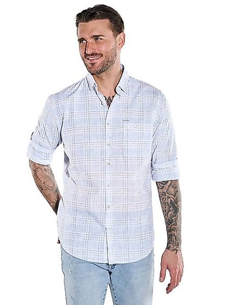 emilio adani Langarmhemd Langarm-Hemd gemustert günstig online kaufen