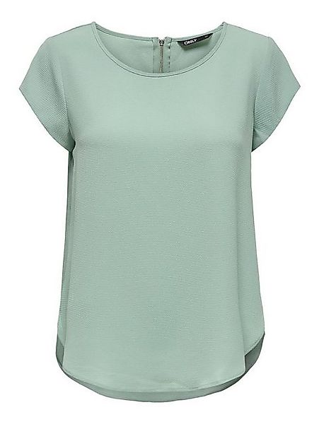 ONLY Blusenshirt Einfarbige Kurzarm Oberteil ONLVIC (1-tlg) ONLVIC S/S SOLI günstig online kaufen