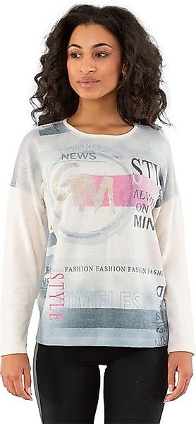 Gio Milano Rundhalspullover G29-1101, Gio Milano Pullover " always on my mi günstig online kaufen