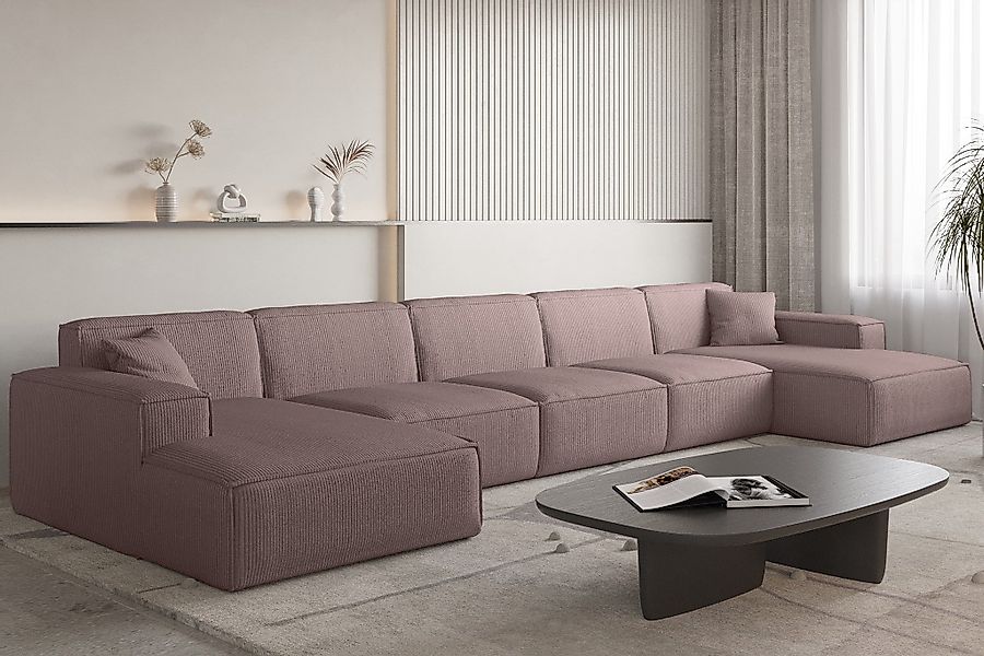 Fun Möbel Wohnlandschaft Sofa U-Form CELES günstig online kaufen
