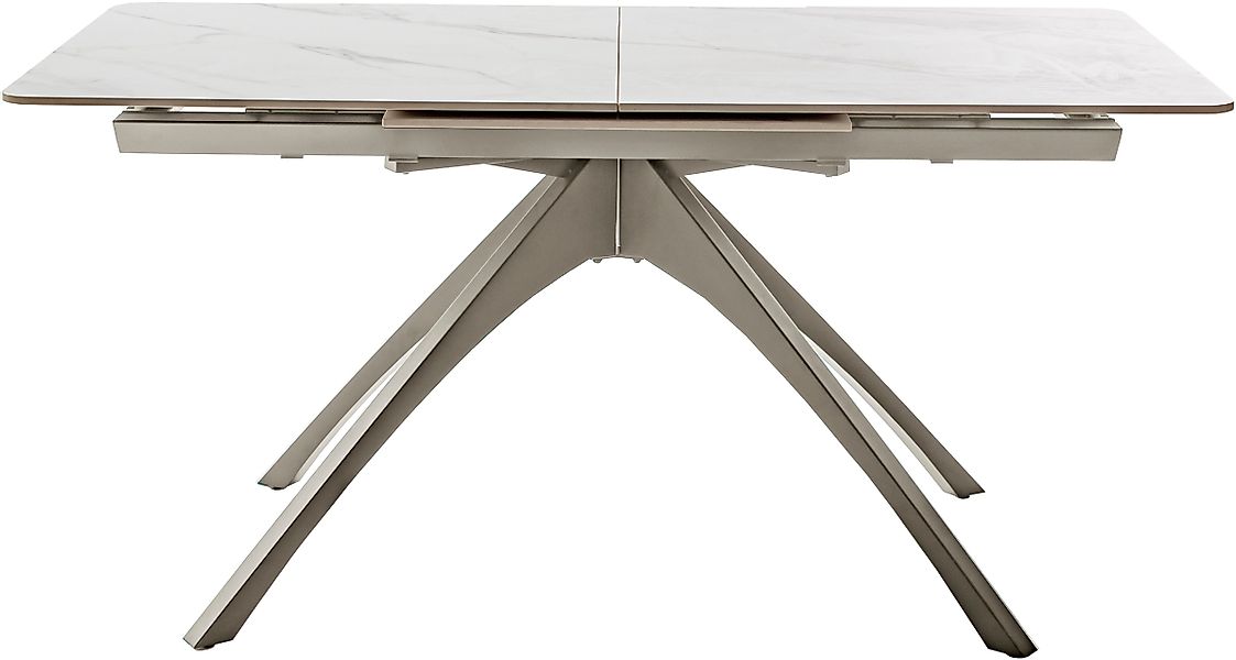 MCA furniture Esstisch "CERRITO Auszugtisch 160-220 cm - marmoriert", (1 St günstig online kaufen