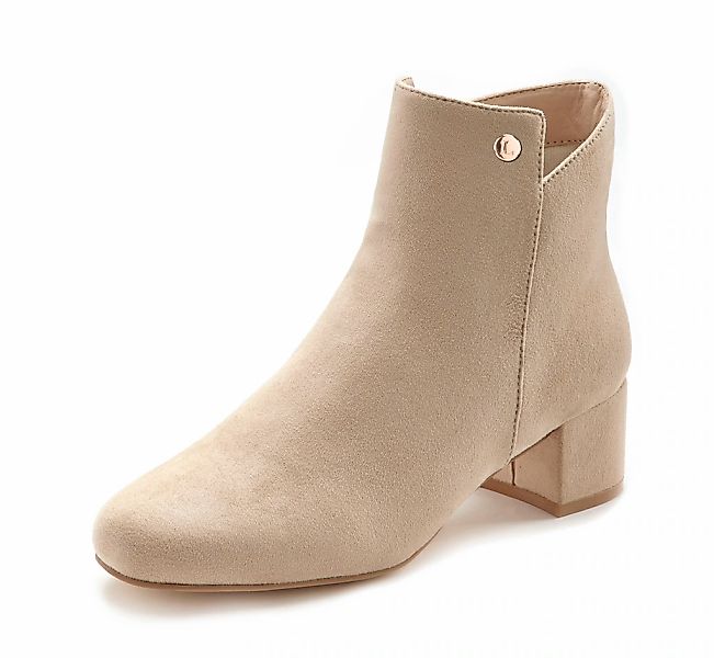 LASCANA Stiefelette mit bequemen Blockabsatz, Ankle günstig online kaufen