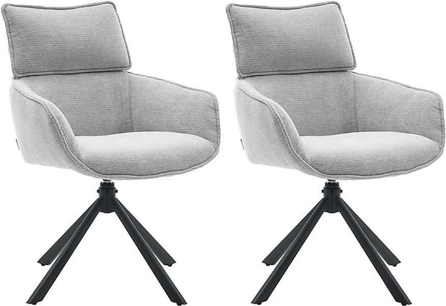 Home affaire Esszimmerstuhl »Cusey, 360° drehbar, extra dicke Polsterung, 2 günstig online kaufen