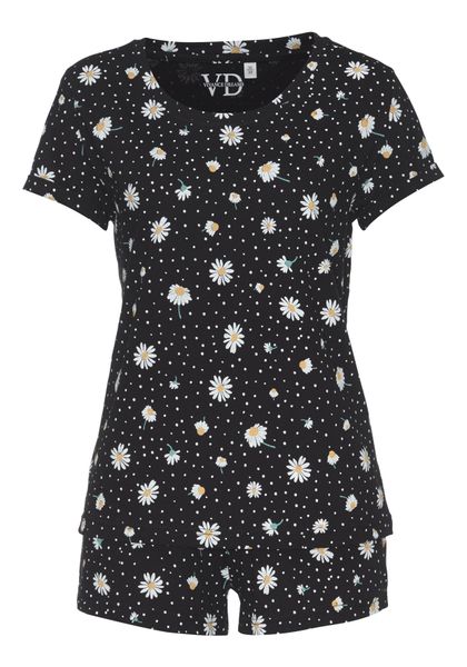 Vivance Dreams Shorty 2 Stk. tlg., mit Gänseblümchen-Druck günstig online kaufen