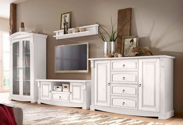Home affaire Wohnwand "Anna" Set, 4 Stk. tlg. aus massiver Kiefer, FSC, im günstig online kaufen