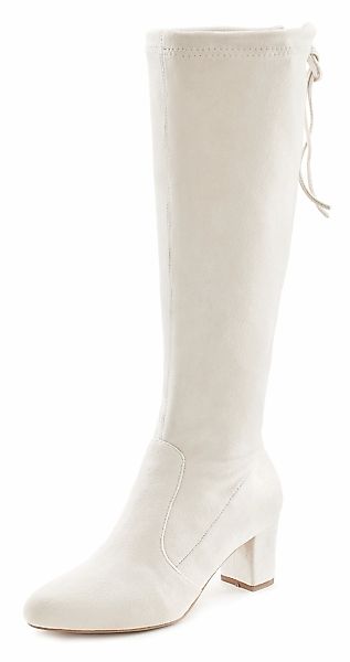 LASCANA Schlupfstiefel Schlupfboots, Slouchy Boots, Slip-On, Stretch & Bloc günstig online kaufen