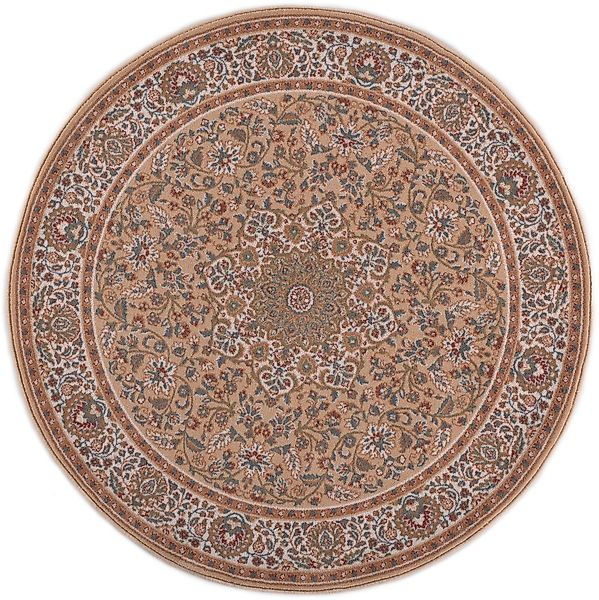 THEKO Wollteppich »Dolna - 809«, rund, 10 mm Höhe, Kurzflor, reine Wolle, O günstig online kaufen