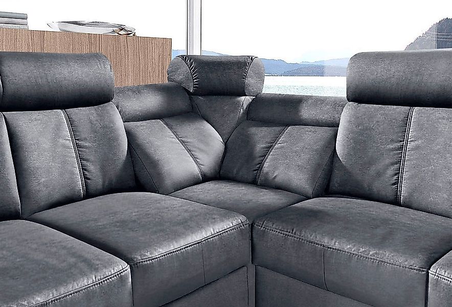 sit&more Ecksofa "Basel L-Form", wahlweise mit Relaxfunktion günstig online kaufen