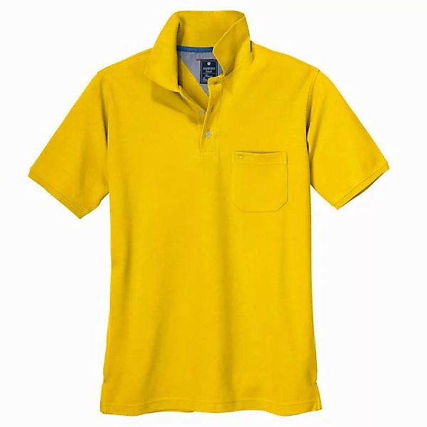 Redmond Poloshirt Große Größen Poloshirt sonnengelb Basic Redmond günstig online kaufen