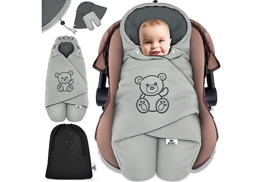 KIDIZ Deckenschlafsack, Baby Einschlagdecke mit Tasche für Winter & Herbst günstig online kaufen