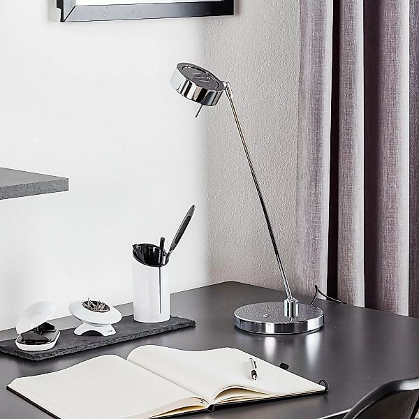 Doppelgelenkige LED-Tischleuchte Elegance, chrom günstig online kaufen