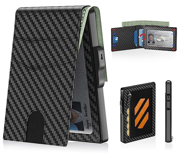 ibettertec Geldbörse Geldbörse Herren, Slim Wallet günstig online kaufen