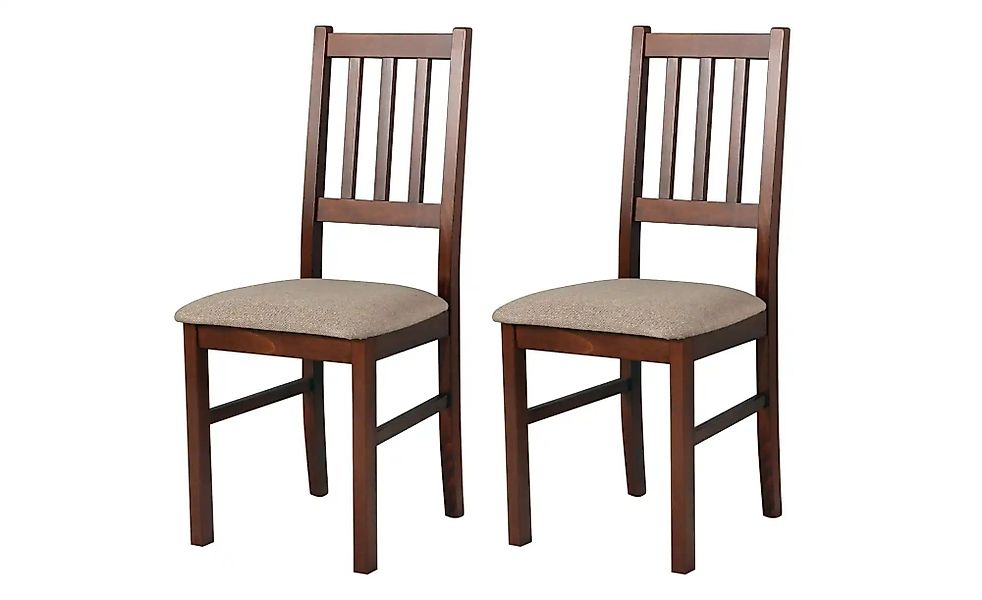 Esszimmerstuhl 2er-Set   ¦ braun ¦ Maße (cm): B: 43 H: 94 Stühle > Küchenst günstig online kaufen