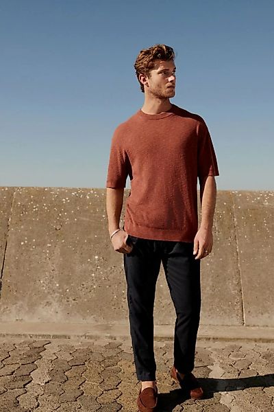 Next Rundhalspullover Regular Fit Pullover mit Korbstruktur (1-tlg) günstig online kaufen