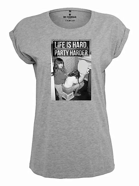 Be Famous Print-Shirt Be Famous Classic Roll Up T-Shirt Partyha günstig online kaufen