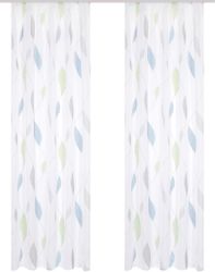 HOME WOHNIDEEN Vorhang "PAOLO" Kräuselband 2 Stk. tlg. 2er Pack Kräuselband günstig online kaufen