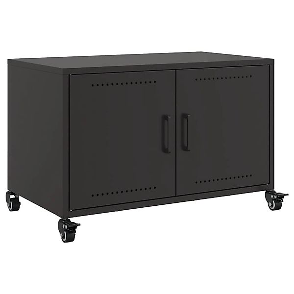 vidaXL TV-Schrank Schwarz 68x39x43,5 cm Stahl 846638 günstig online kaufen