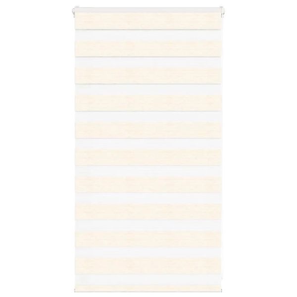 vidaXL Doppelrollo Marmorbeige 70x100 cm Stoffbreite 65,9 cm Polyester 4014 günstig online kaufen